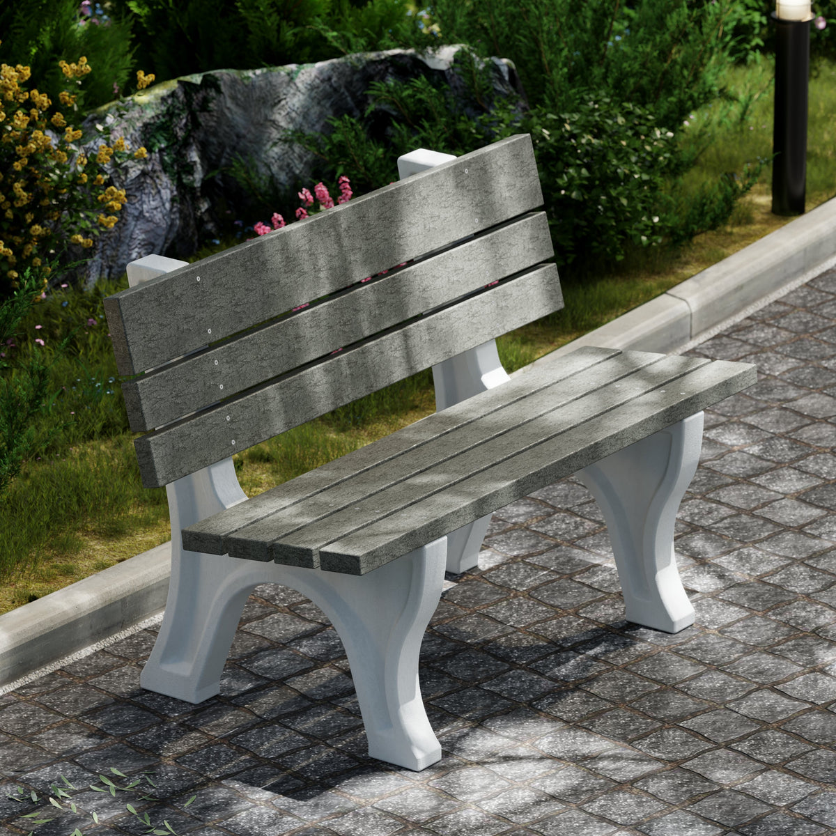 Heritage 4&#39; and 6&#39; Park Benches By Wildridge Furniture