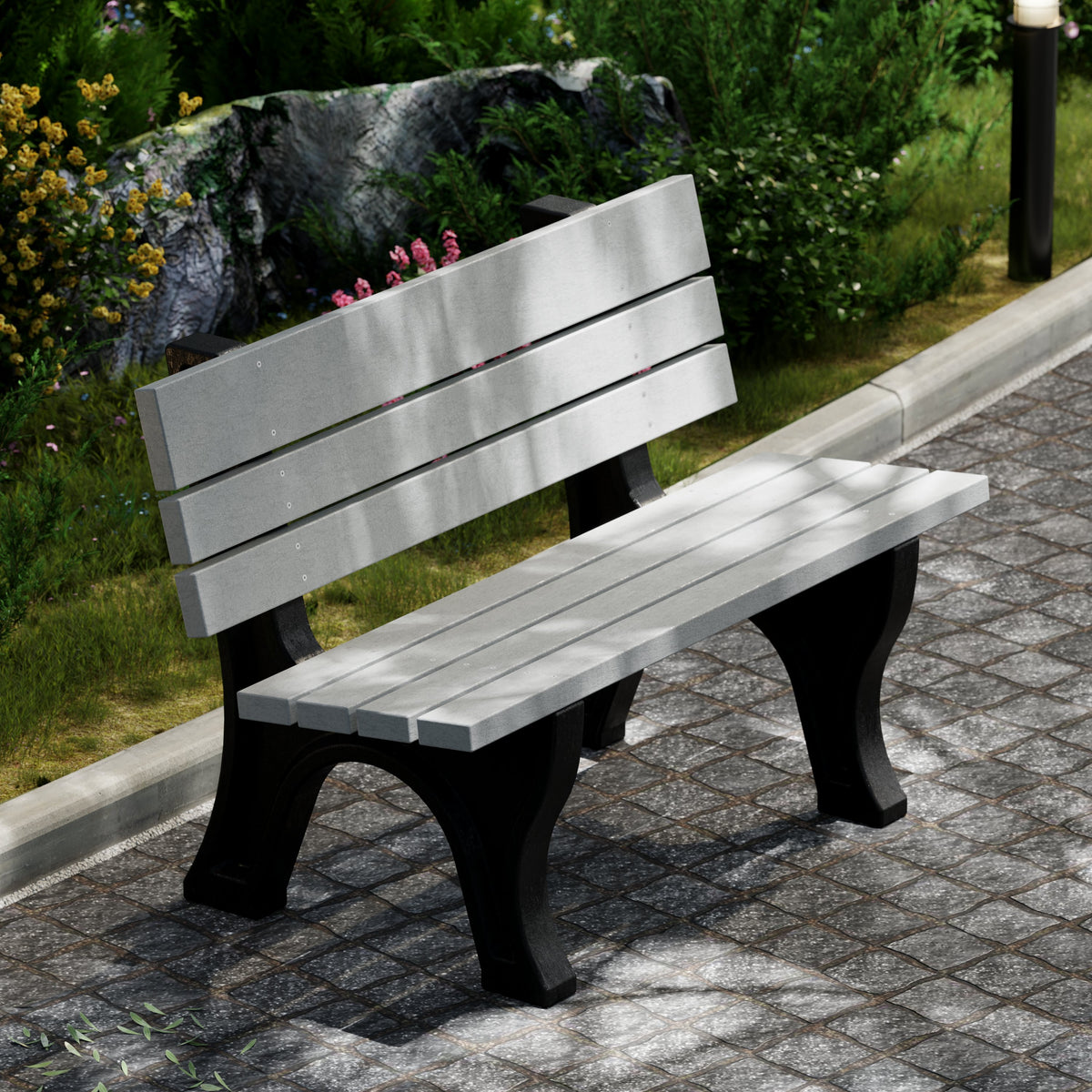 Heritage 4&#39; and 6&#39; Park Benches By Wildridge Furniture