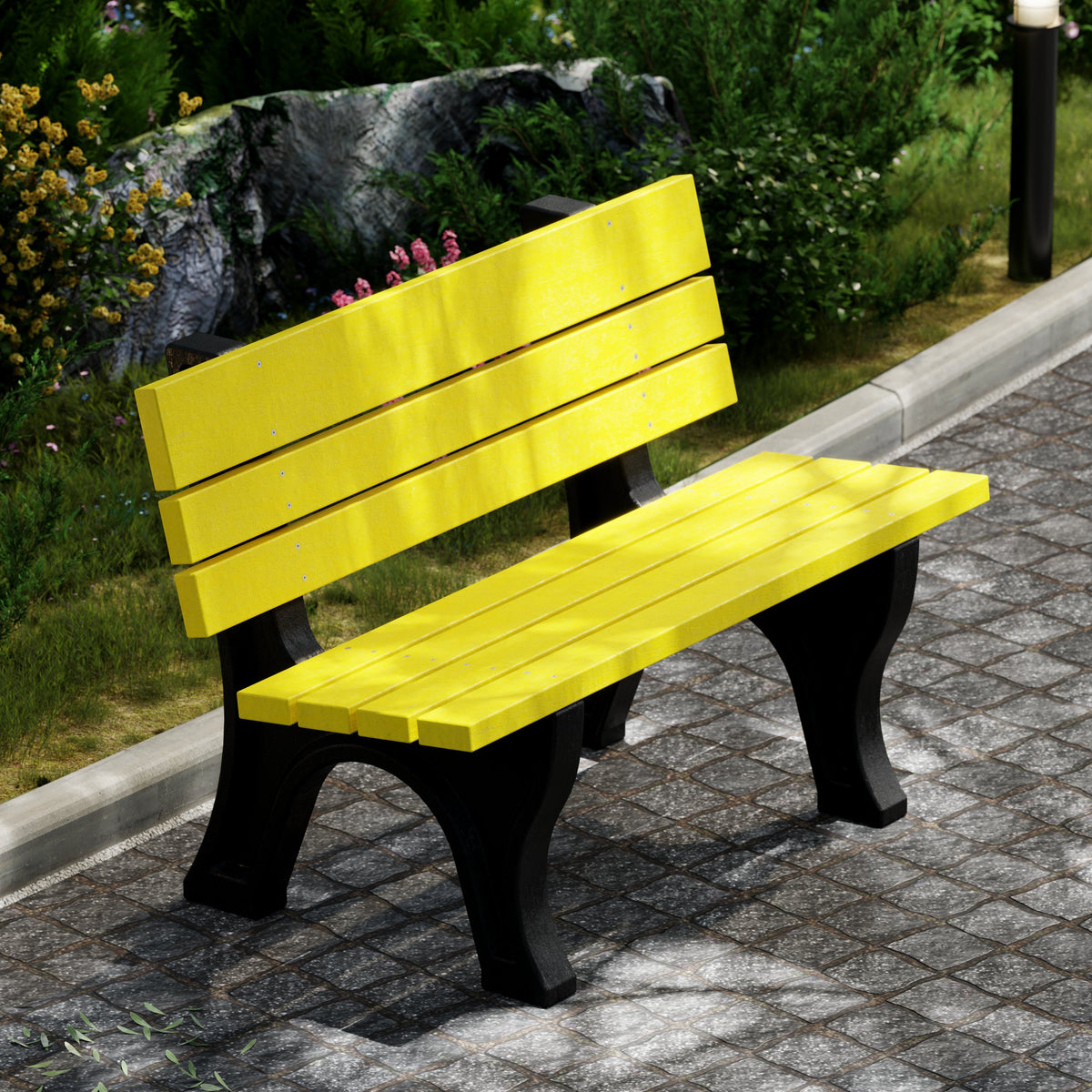 Heritage 4&#39; and 6&#39; Park Benches By Wildridge Furniture