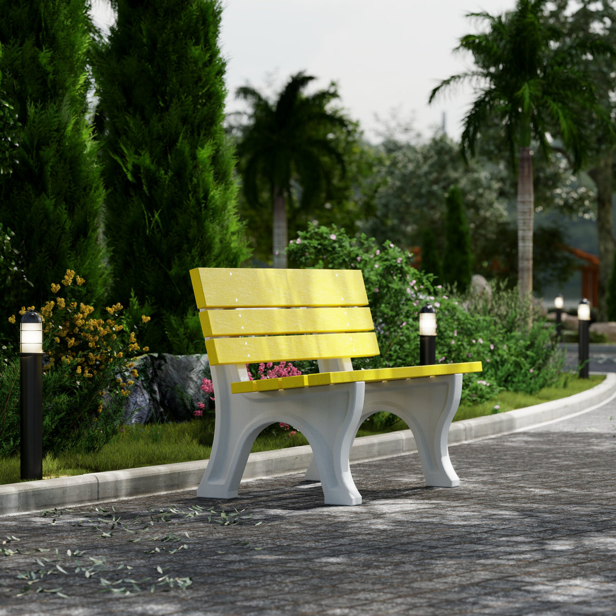 Heritage 4&#39; and 6&#39; Park Benches By Wildridge Furniture