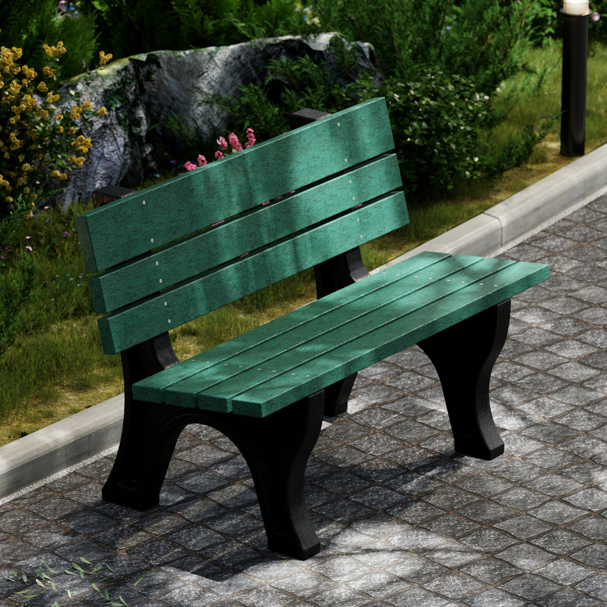 Heritage 4&#39; and 6&#39; Park Benches By Wildridge Furniture