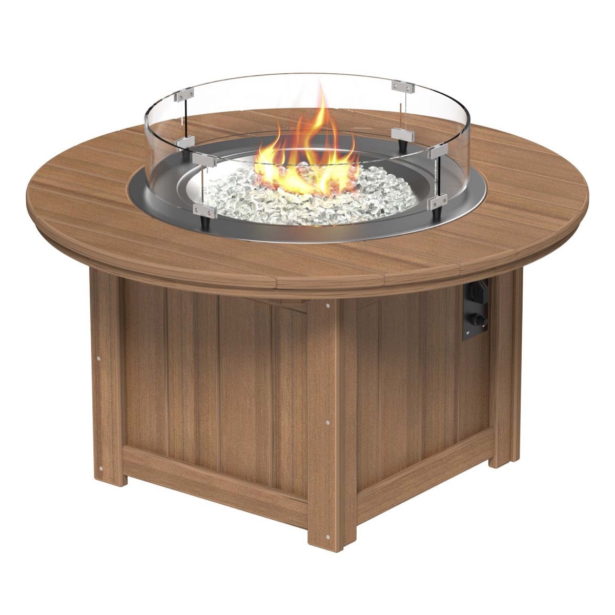 Lumin Fire Pit 46&quot; Round and Fire Pit 51&quot; Rectangular