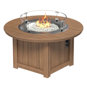 Lumin Fire Pit 46" Round and Fire Pit 51" Rectangular