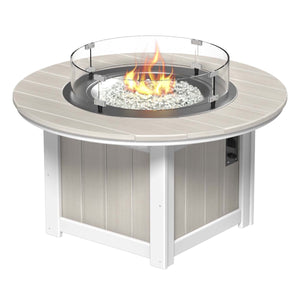 Lumin Fire Pit 46" Round and Fire Pit 51" Rectangular