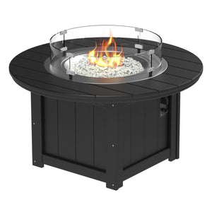 Lumin Fire Pit 46" Round and Fire Pit 51" Rectangular