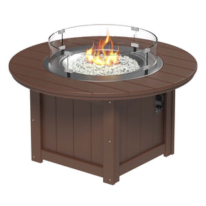 Lumin Fire Pit 46" Round and Fire Pit 51" Rectangular