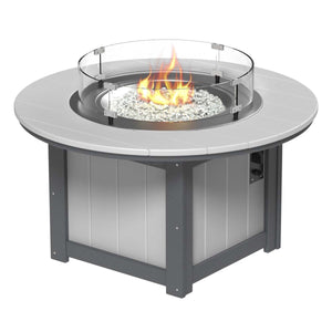 Lumin Fire Pit 46" Round and Fire Pit 51" Rectangular