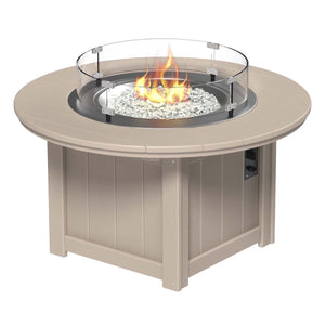 Lumin Fire Pit 46" Round and Fire Pit 51" Rectangular