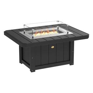 Lumin Fire Pit 46" Round and Fire Pit 51" Rectangular