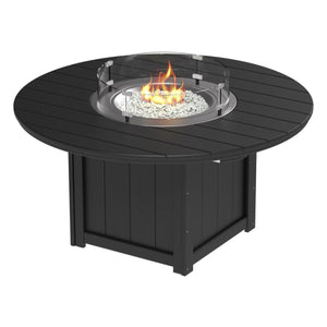 Lumin 60" Round Fire Table by LuxCraft (Bar Height)