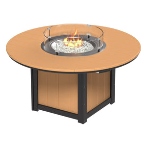 Lumin 60" Round Fire Table by LuxCraft (Bar Height)