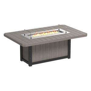 Lumin Rectangular Fire Table 79″ by LuxCraft