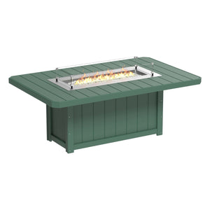 Lumin Fire Table 79″ Rectangular Bar Height by LuxCraft