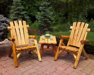 Lawn Chair, Glider and Big and Tall Lawn Chair Cover - Gray or Forest Green
