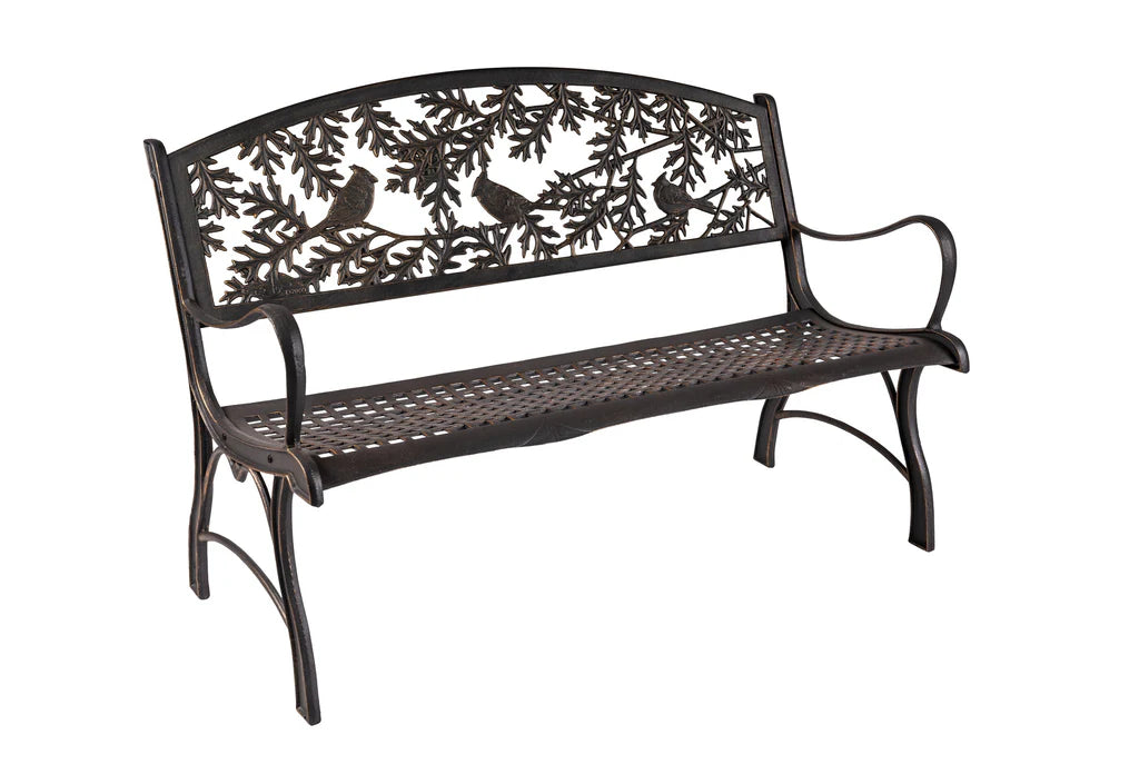 Outdoor Cardinal Bench