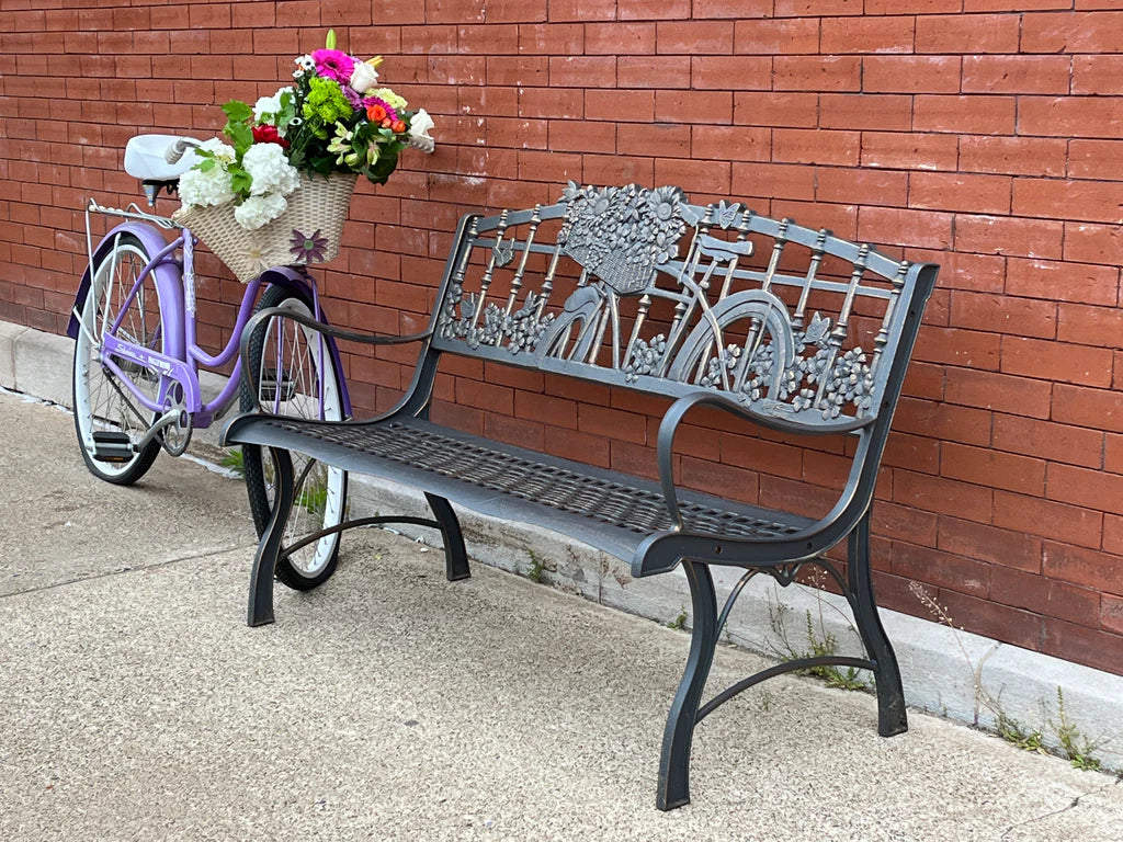 Outdoor Bicycle Bench