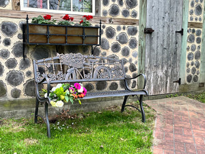 Outdoor Bicycle Bench