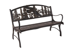 Outdoor Eagle Bench