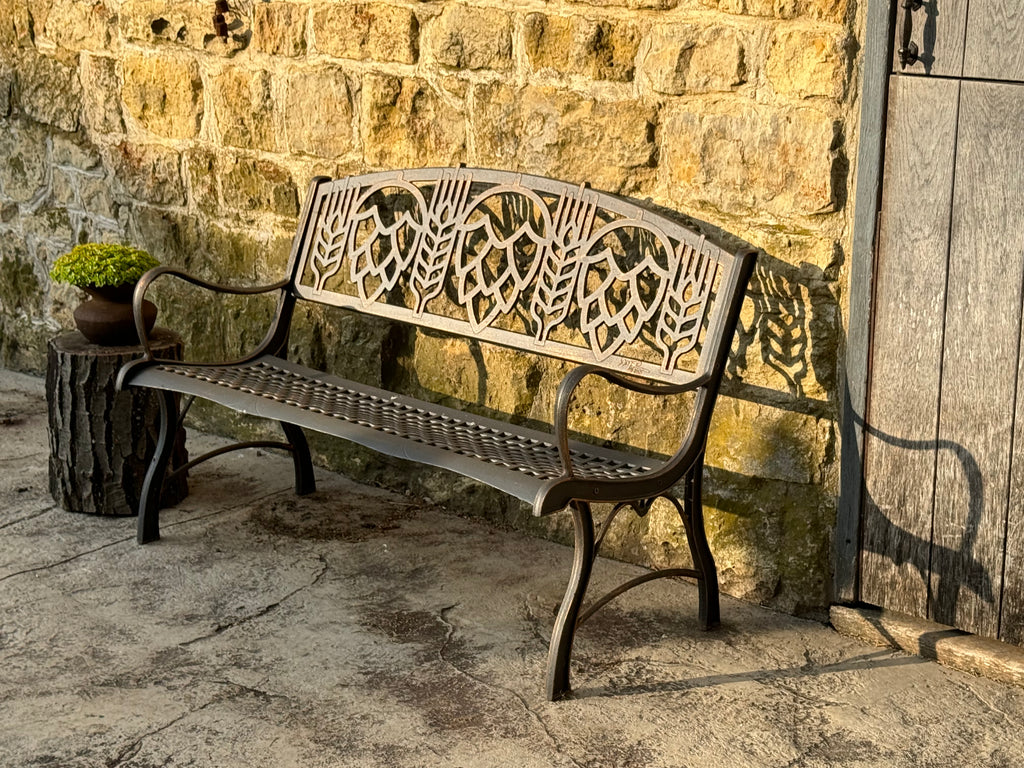 Outdoor Hops Bench