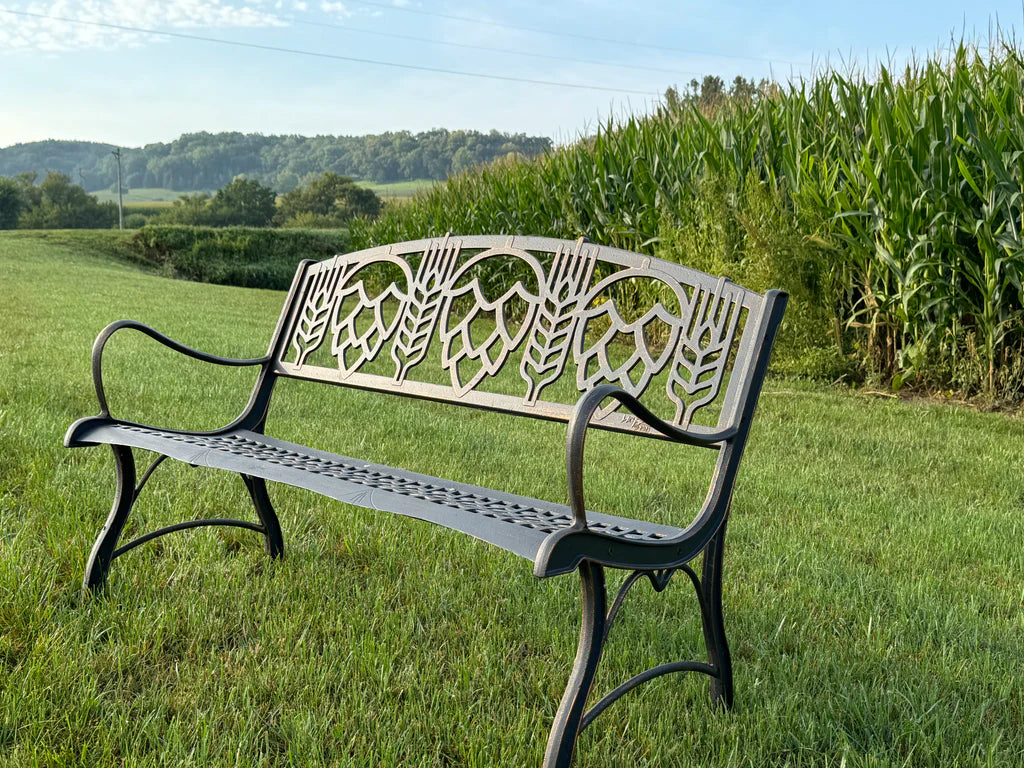 Outdoor Hops Bench