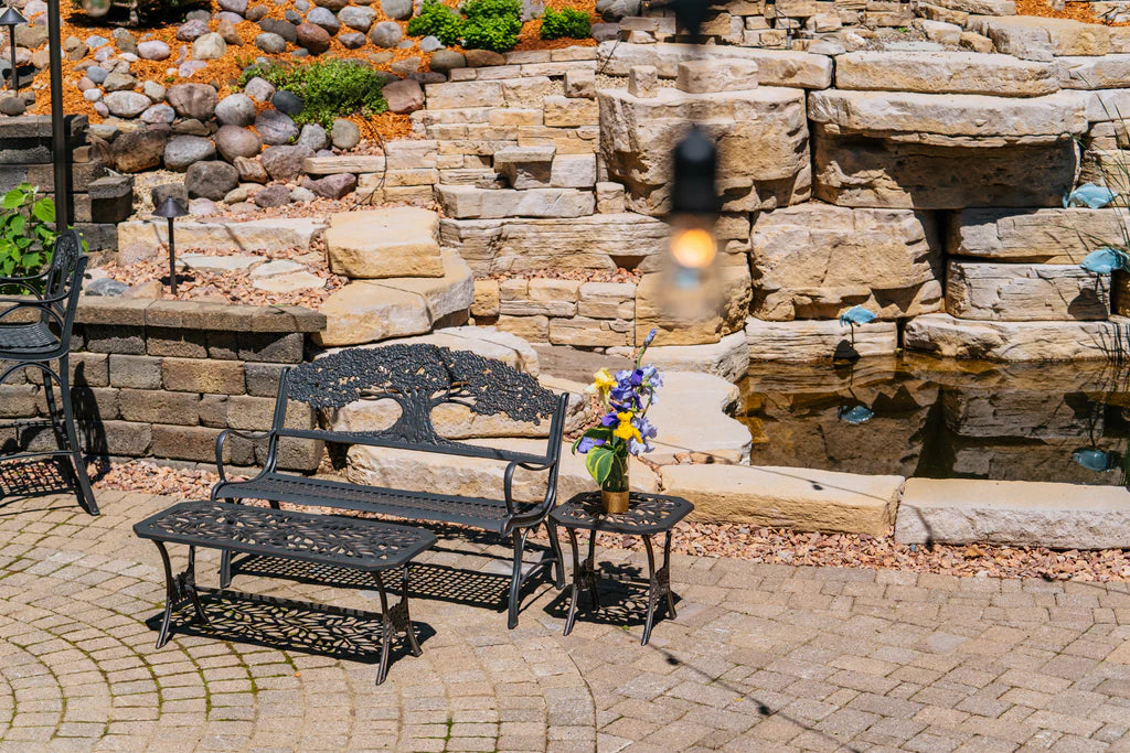 Outdoor Tree of Life Bench