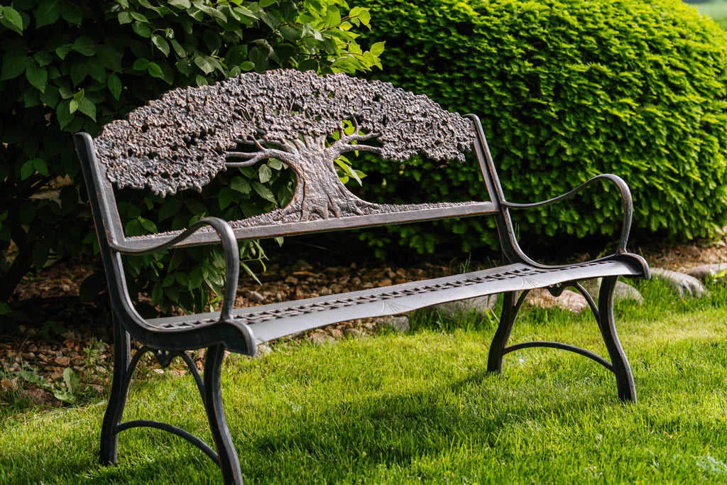 Outdoor Tree of Life Bench