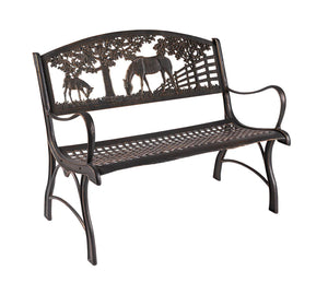 Outdoor Horse Loveseat