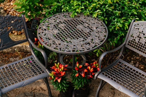 Outdoor Wildflower Patio Table