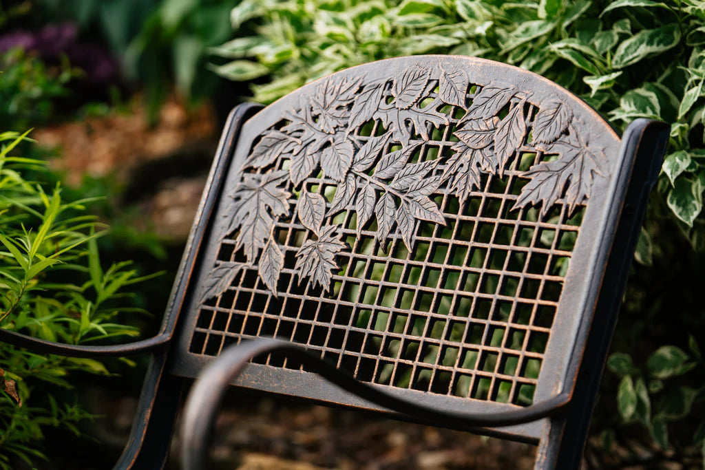 Outdoor Leaves Glider Chair