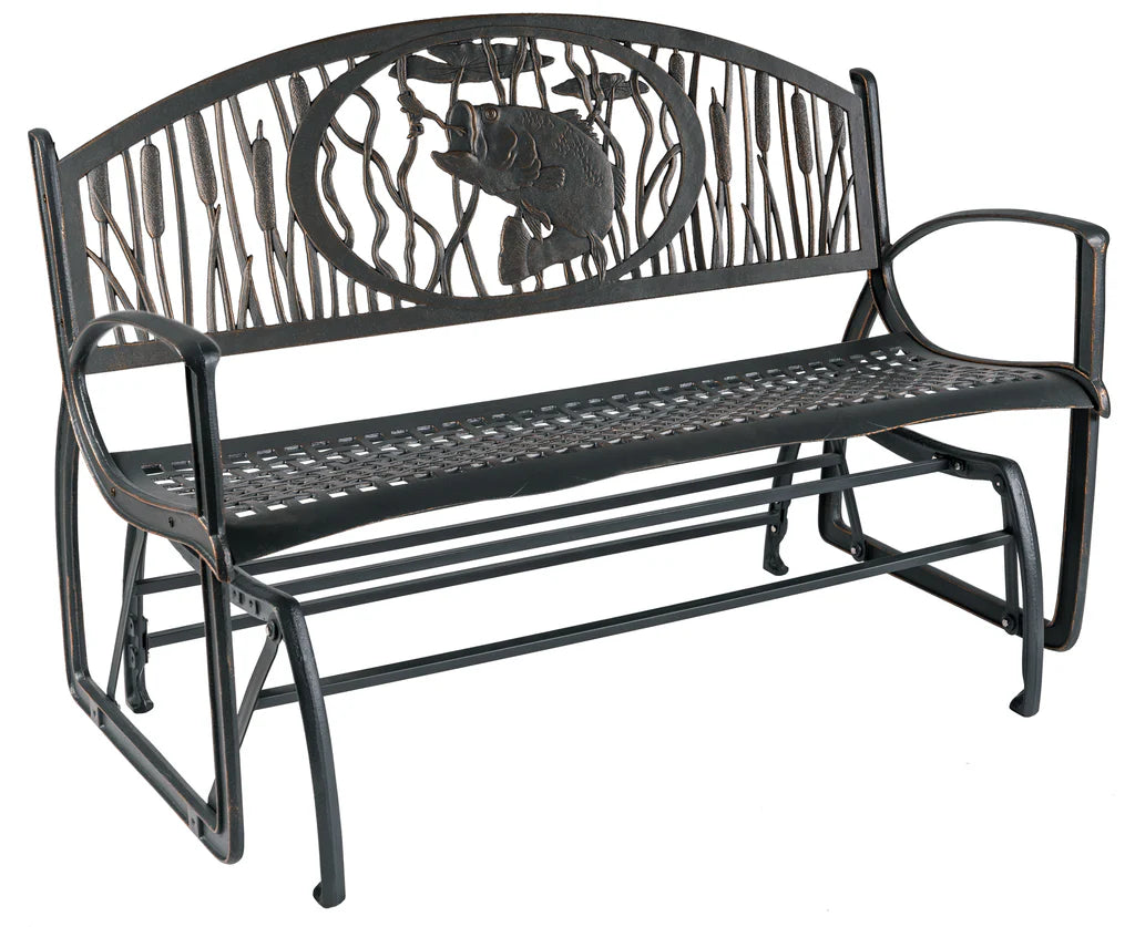 Outdoor Bass Glider Bench