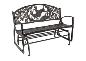 Outdoor Bucks Glider Bench