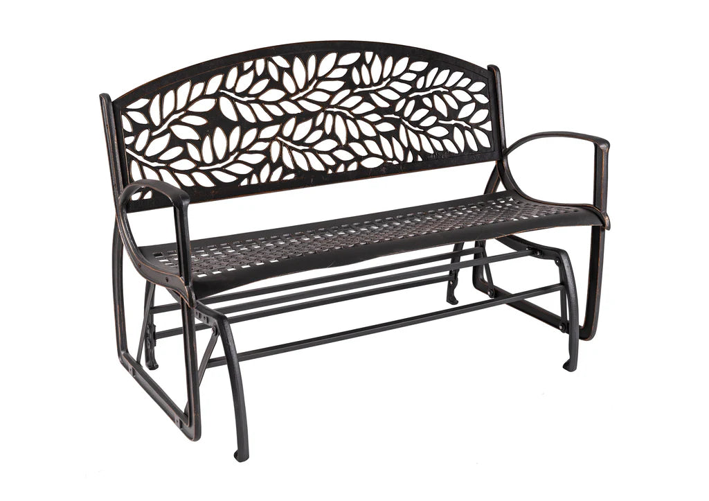 Outdoor Flora Glider Bench