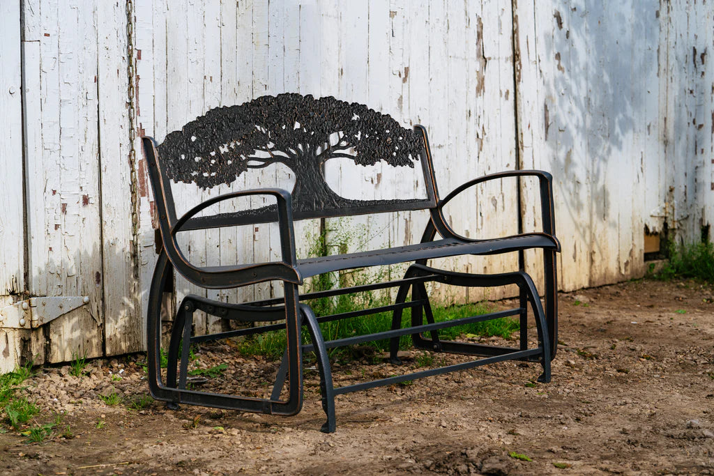 Outdoor Tree Glider Bench