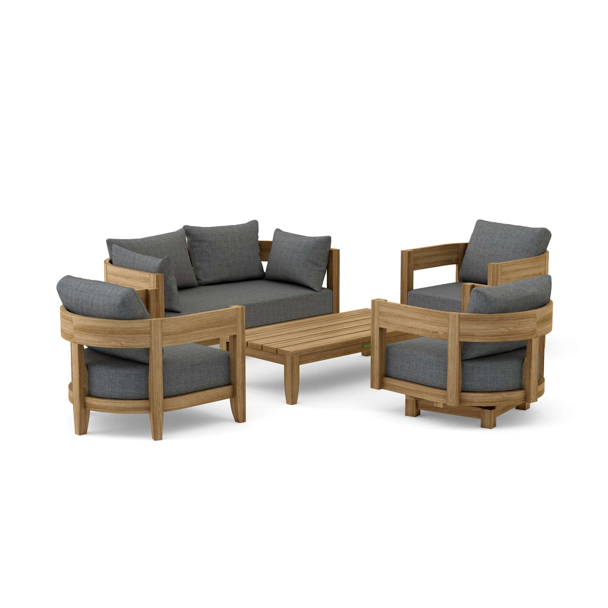 Coronado 5 Pieces Deep Seating Set - The Charming Bench Company