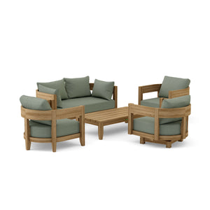 Coronado 5 Pieces Deep Seating Set - The Charming Bench Company