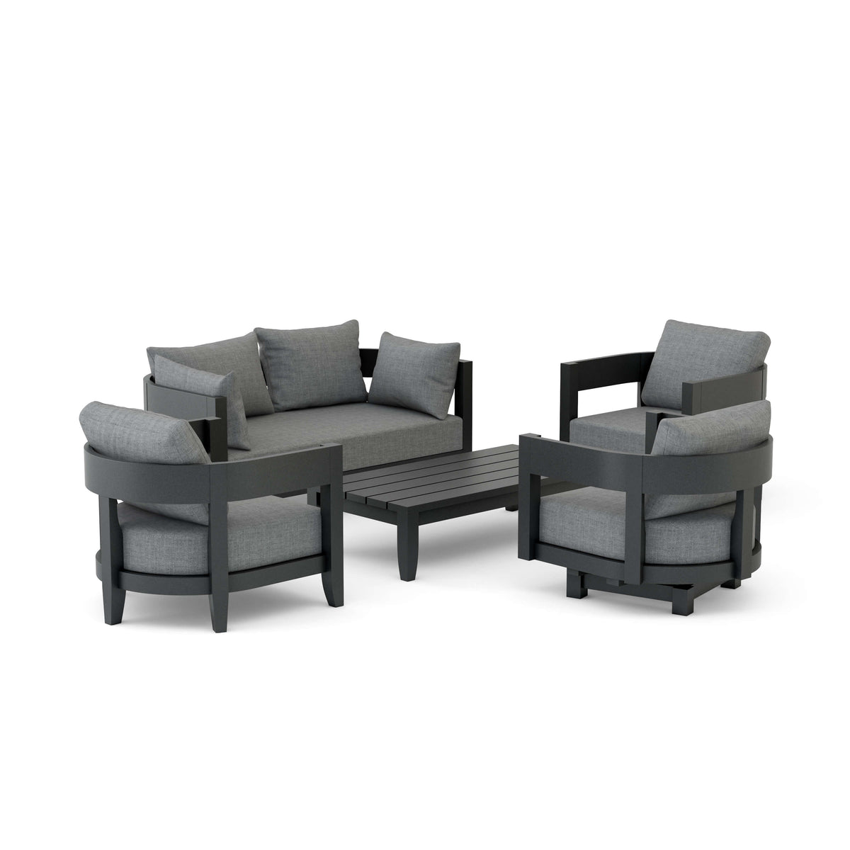 Coronado 5 Pieces Deep Seating Set - The Charming Bench Company