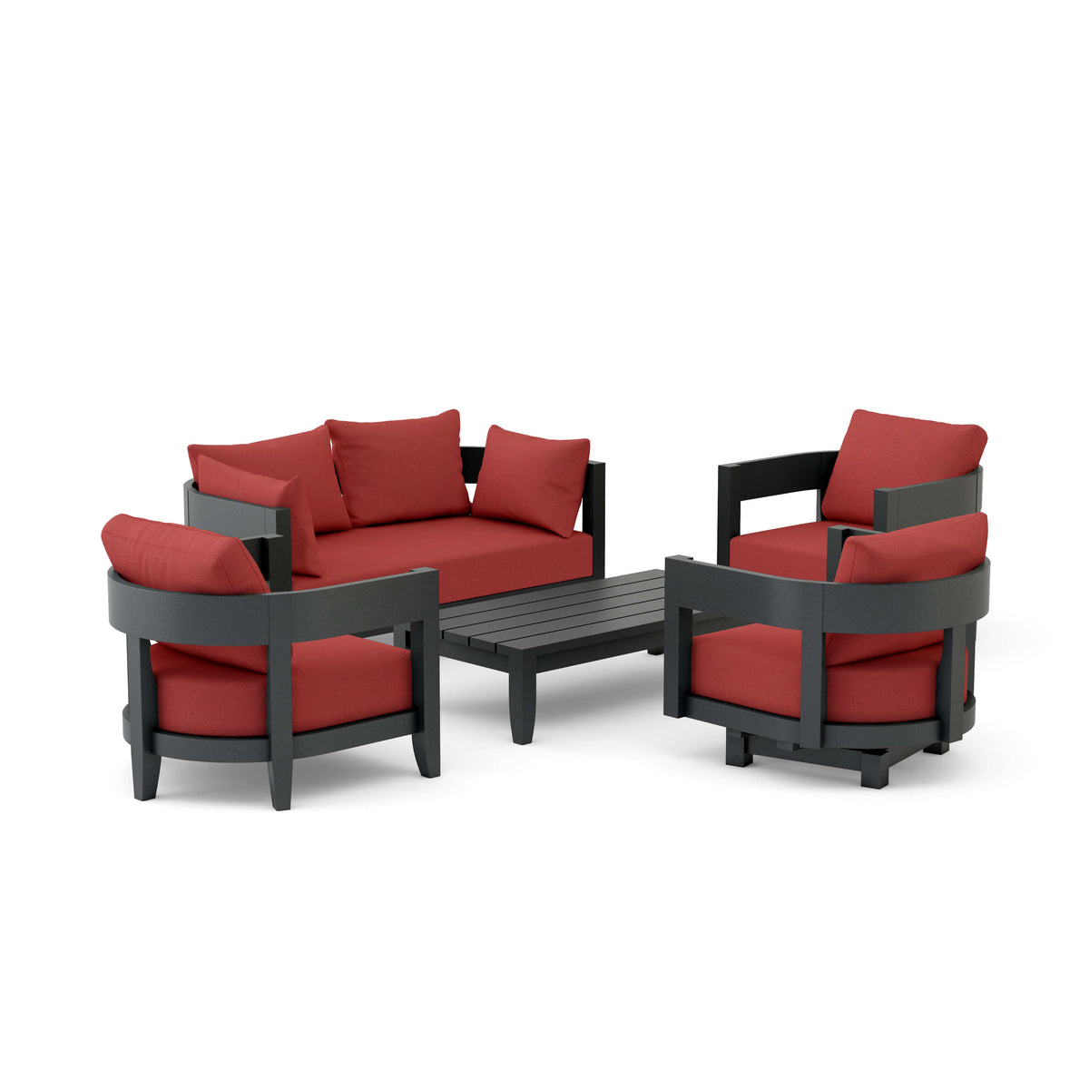 Coronado 5 Pieces Deep Seating Set - The Charming Bench Company