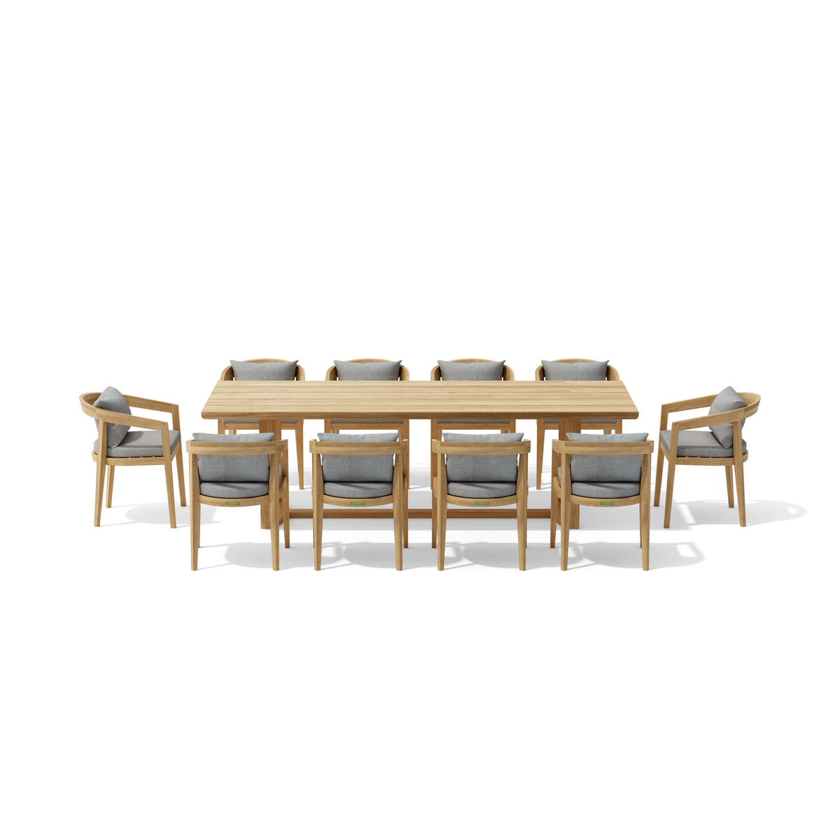 SET-368 11-pc Toscana Dining Table Set
