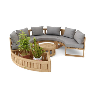 Circular Modular Deep Seating Set - The Charming Bench Company