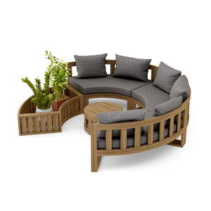 Circular Modular Deep Seating Set - The Charming Bench Company