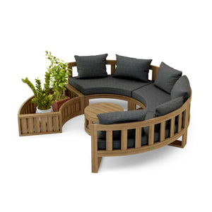 Circular Modular Deep Seating Set - The Charming Bench Company