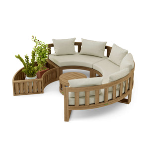 Circular Modular Deep Seating Set - The Charming Bench Company