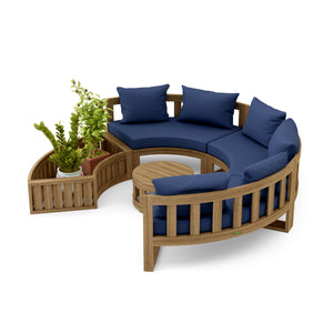 Circular Modular Deep Seating Set - The Charming Bench Company