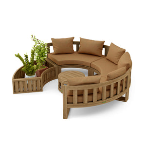 Circular Modular Deep Seating Set - The Charming Bench Company