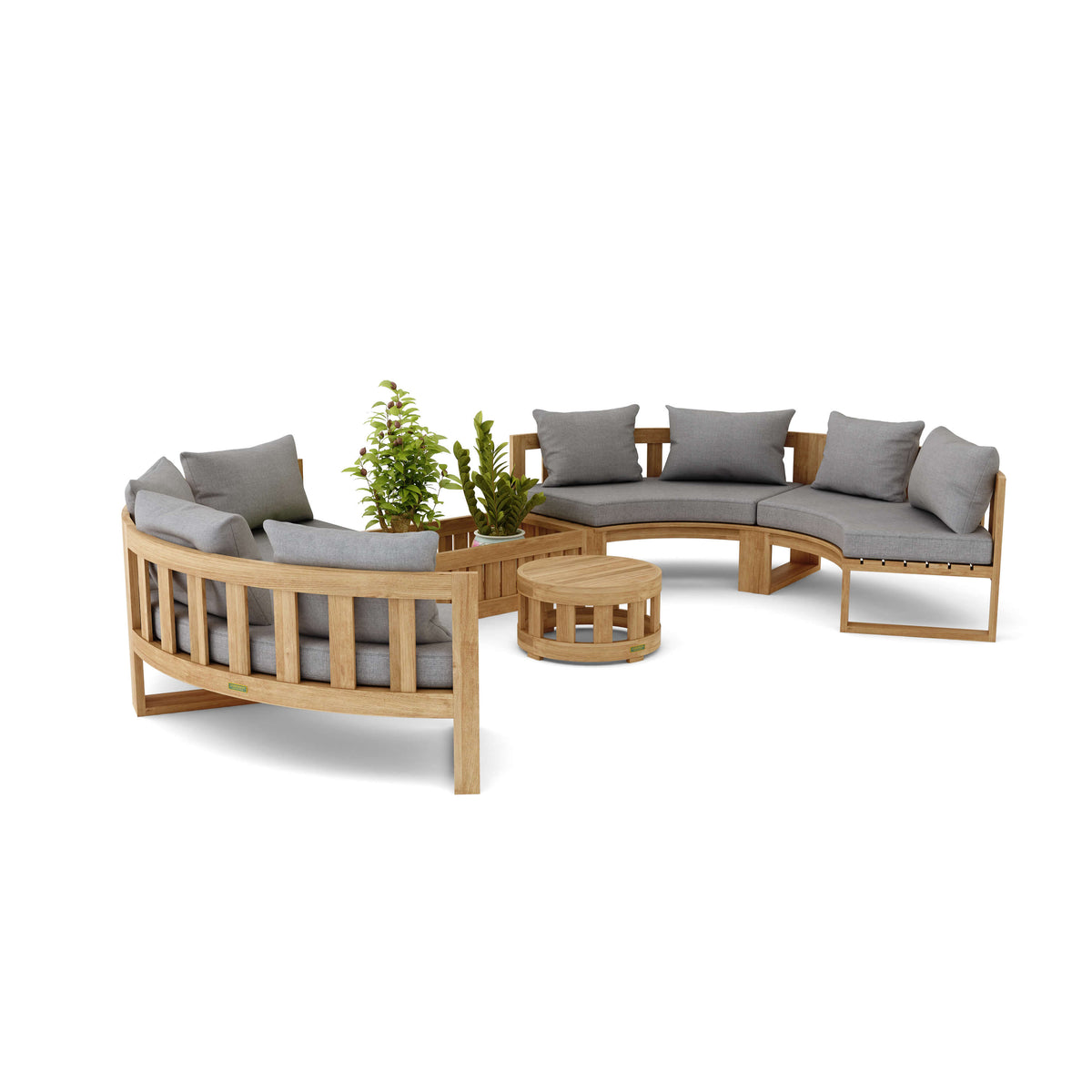 Circular Modular Deep Seating Set 1 - The Charming Bench Company