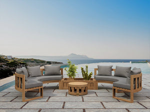 Circular Modular Deep Seating Set 1 - The Charming Bench Company
