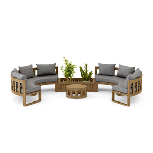Circular Modular Deep Seating Set 1 - The Charming Bench Company