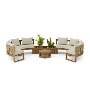 Circular Modular Deep Seating Set 1 - The Charming Bench Company