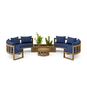 Circular Modular Deep Seating Set 1 - The Charming Bench Company