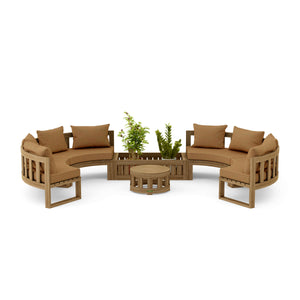 Circular Modular Deep Seating Set 1 - The Charming Bench Company